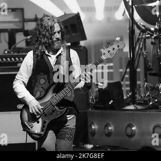 October 15, 2022: Bassist = DORIAN HEARTSONG live with JASON BONHAM and the Led Zeppelin Experience 2022, at the Greek Theater, Los Angeles, CA, USA, October 14, 2022.Credit Image cr Scott Mitchell/ZUMA Press (Credit Image: © Scott Mitchell/ZUMA Press Wire) Stock Photo