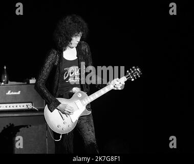 October 15, 2022: TOMMY SAKURAI on lead guitar with JASON BONHAM and the Led Zeppelin Experience 2022, at the Greek Theater, Los Angeles, CA, USA, October 14, 2022. Credit Image cr Scott Mitchell/ZUMA Press (Credit Image: © Scott Mitchell/ZUMA Press Wire) Stock Photo