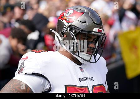 Tampa Bay Buccaneers offensive tackle Tristan Wirfs (78) in action during  an NFL wild-card play …