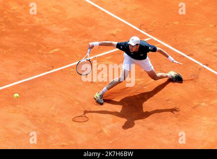 ©PHOTOPQR/NICE MATIN/Jean François Ottonello ; Roquebrune-Cap-Martin ; 12/04/2022 ; 125 eme Rolex Monte-Carlo Masters - Lucas Catarina (Mon) Stock Photo