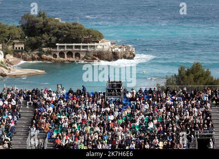 ©PHOTOPQR/NICE MATIN/Jean François Ottonello ; Roquebrune-Cap-Martin ; 12/04/2022 ; 125 eme Rolex Monte-Carlo Masters - ambiance Stock Photo