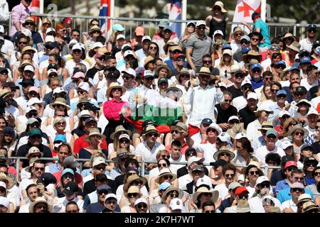 ©PHOTOPQR/NICE MATIN/Jean François Ottonello ; Roquebrune-Cap-Martin ; 16/04/2022 ; Demi-finale du Rolex Monte-Carlo Masters - ambiance - Stock Photo