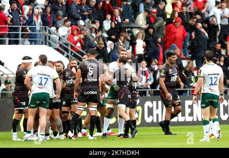 ©PHOTOPQR/NICE MATIN/Valerie Le Parc ; Toulon ; 08/05/2022 ; RUGBY JOIE FIN DE MATCH RCT LONDON JIUTA WAINIQOLO  Stock Photo