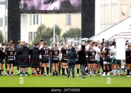 ©PHOTOPQR/NICE MATIN/Valerie Le Parc ; Toulon ; 08/05/2022 ; RUGBY JOIE FIN DE MATCH RCT LONDON JIUTA WAINIQOLO  Stock Photo