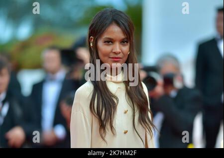 ©franck castel/MAXPPP - 19/05/2022 Three Thousand Years Of Longing Trois Mille Ans A T'Attedre Red Carpet -The 75th Annual Cannes Film Festival Liya Kebede CANNES, FRANCE - MAY 20  Stock Photo