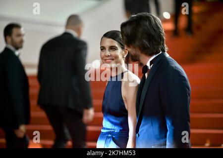 ©franck castel/MAXPPP - 19/05/2022 Brother And Sister (Frere Et Soeur Red Carpet - The 75th Annual Cannes Film Festival Charlotte Casiraghi CANNES, FRANCE - MAY 20  Stock Photo