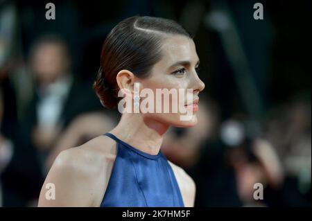 ©franck castel/MAXPPP - 19/05/2022 Brother And Sister (Frere Et Soeur Red Carpet - The 75th Annual Cannes Film Festival Charlotte Casiraghi CANNES, FRANCE - MAY 20  Stock Photo