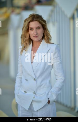 ©FRANCK CASTEL/MAXPPP - 20220006 36th Cabourg Film Festival Day Two Juilia Piaton CABOURG, FRANCE -June 16, 2022  Stock Photo