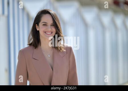 ©FRANCK CASTEL/MAXPPP - 20220006 36th Cabourg Film Festival Day Two Noemie Merlant CABOURG, FRANCE -June 16, 2022  Stock Photo