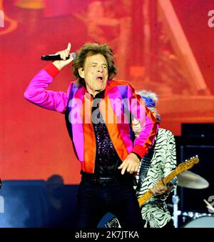 ©PHOTOPQR/LE PROGRES/Richard MOUILLAUD - Décines-Charpieu 19/07/2022 - Le 19/07/2022 Concert Rolling Stones -Rolling Stones au Groupama Stadium Stock Photo