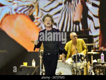 ©PHOTOPQR/LE PROGRES/Richard MOUILLAUD - Décines-Charpieu 19/07/2022 - Le 19/07/2022 Concert Rolling Stones -Rolling Stones au Groupama Stadium Stock Photo