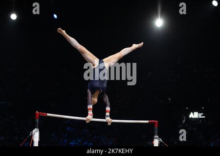 Mylene Deroche/IP3 - France's Aline Friess Competes In The Artistic ...