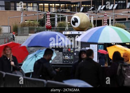 ©Francois Glories/MAXPPP - 01/10/2022 « Kino Corso », the Cinema with the Green Carpet in front, the Opernhaus during the 18th Zurich Film Festival in Zurich. Switzerland. November 01 2022 Stock Photo