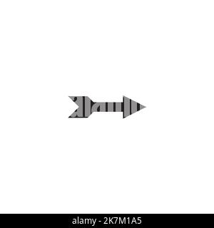 arrow or cursor icon flat style vector. Stock Vector