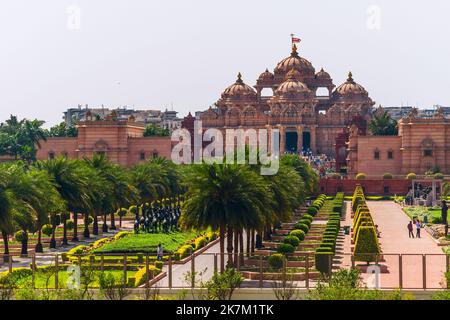 Swaminarayan Akshardham in Delhi, India. Stock Photo