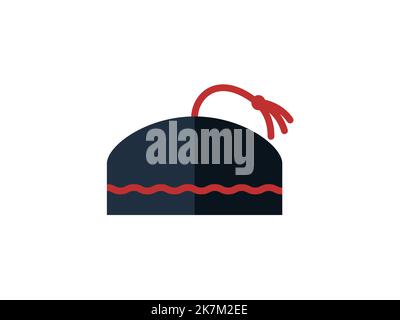 Arabic, Islamic, Muslim hit, head wear vector illustration Stock Vector