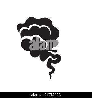 Smoke Vector Icon Design Illustration Stock Vector