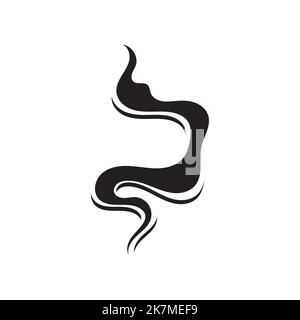 Smoke Vector Icon Design Illustration Stock Vector