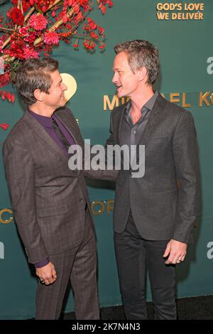 New York, United States. 17th Oct, 2022. NEW YORK, NEW YORK - OCTOBER 17: David Burtka and Neil Patrick Harris attend God's Love We Deliver 16th Annual Golden Heart Awards at The Glasshouse on October 17, 2022 in New York City. Credit: Ron Adar/Alamy Live News Stock Photo