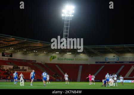 Doncaster, England - 17th October 2022 -  Rugby League World Cup France vs Greece at Eco-Power Stadium, Doncaster, UK - General view. Stock Photo