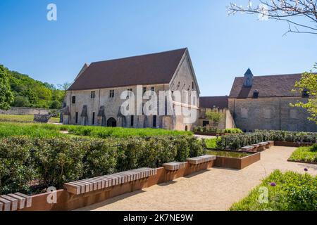 Bruere Allichamps (central France): the Noirlac Abbey, Cistercian monastic complex Stock Photo