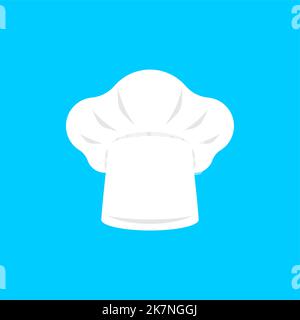 Chef's hat isolated. kitchener cap. Vector illustration Stock Vector