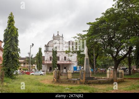 Saviour of the World Church at Loutolim, Goa India Stock Photo