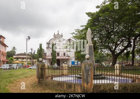 Saviour of the World Church at Loutolim, Goa India Stock Photo