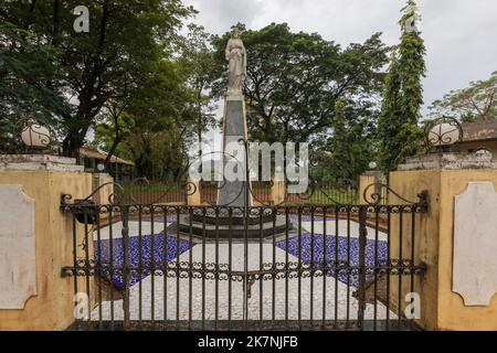 Saviour of the World Church at Loutolim, Goa India Stock Photo