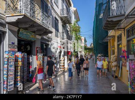 Street Scene in Nafplio Greece Stock Photo - Alamy