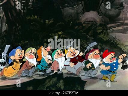 Snow White And The Seven Dwarfs Stock Photo