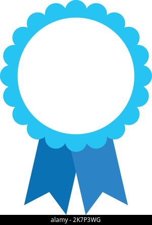 Award label. Round premium badge blank template Stock Vector