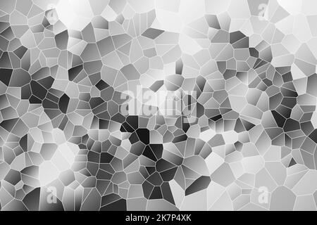 Polygonal shapes background, low poly triangles mosaic, black crystals backdrop, vector design wallpaper Stock Photo