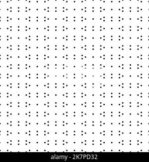 Seamless pattern made of precisely aligned vector dots, ideal geometry, trendy texture Stock Vector