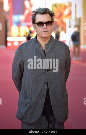 Rome, Italy. 18th Oct, 2022. ROME, ITALY - OCTOBER 18: Joe Wright attend the red carpet for 'Signs Of Love' at Alice Nella Città during the 17th Rome Film Festival at Auditorium della Conciliazione on October 18, 2022 in Rome, Italy. Credit: dpa/Alamy Live News Stock Photo
