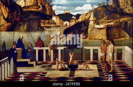 Scared Renaisance Sacred Allegory - Allegoria sacra 1490 - 1499, Giovanni Bellini 1459 ...