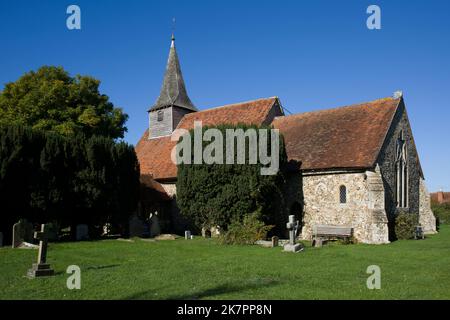 St. Michael and All Angels Church Leaden Roding Essex Stock Photo