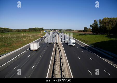 M11 Motorway Harlow Essex Stock Photo