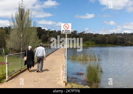 Lake Canobolas reserve and reservoir recreational area, Orange NSW ...