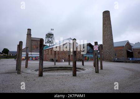 Pool Camborne Cornwall UK 10 18 2022 South Croft Mine Stock Photo