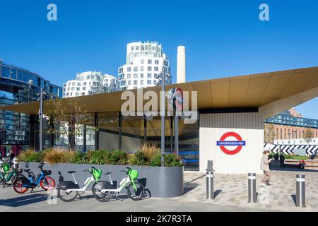 Battersea Power Station Underground, Kirtling Street, Nine Elms, London Borough of Wandsworth, Greater London, England, United Kingdom Stock Photo