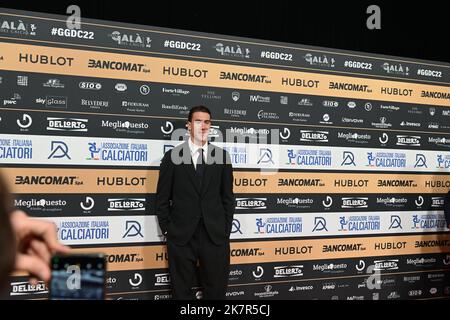 Vlahovic Dusan, Attaccante Juventus FC,  on the red carpet during the AIC Gran Gala del Calcio 2022,October, 17th, 2022 at Milano, Italy. Picture by Antonio Polia Stock Photo