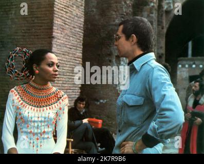 Diana Ross & Anthony Perkins Film: Mahogany (1972) Characters: Tracy & Sean  Director: Berry Gordy 08 October 1975   **WARNING** This Photograph is for editorial use only and is the copyright of PARAMOUNT PICTURES and/or the Photographer assigned by the Film or Production Company and can only be reproduced by publications in conjunction with the promotion of the above Film. A Mandatory Credit To PARAMOUNT PICTURES is required. The Photographer should also be credited when known. No commercial use can be granted without written authority from the Film Company. Stock Photo