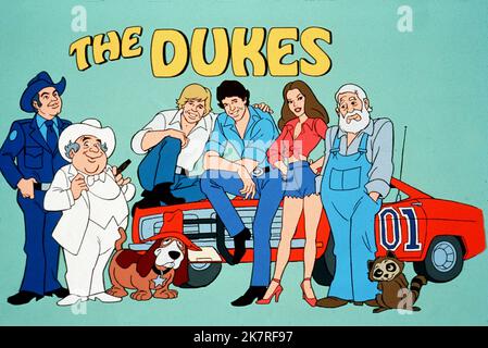 Cartoon Image Television: The Dukes Of Hazzard (TV-Serie)   Usa 1979-1985, 26 January 1979   **WARNING** This Photograph is for editorial use only and is the copyright of WARNER BROS. TV and/or the Photographer assigned by the Film or Production Company and can only be reproduced by publications in conjunction with the promotion of the above Film. A Mandatory Credit To WARNER BROS. TV is required. The Photographer should also be credited when known. No commercial use can be granted without written authority from the Film Company. Stock Photo