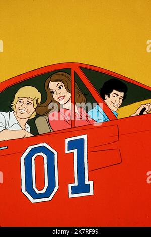 Cartoon Image Television: The Dukes Of Hazzard (TV-Serie)   Usa 1979-1985, 26 January 1979   **WARNING** This Photograph is for editorial use only and is the copyright of WARNER BROS. TV and/or the Photographer assigned by the Film or Production Company and can only be reproduced by publications in conjunction with the promotion of the above Film. A Mandatory Credit To WARNER BROS. TV is required. The Photographer should also be credited when known. No commercial use can be granted without written authority from the Film Company. Stock Photo