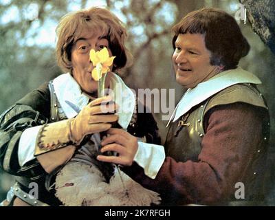 Bob Todd & Benny Hill Film: The Best Of Benny Hill (1974) Characters: Various Roles & Himself / Fred Scuttle / Mr. Chow Mein / Tommy Tupper / Mervyn Cruddy / Various  Director: John Robins 01 December 1974   **WARNING** This Photograph is for editorial use only and is the copyright of THAMES TV and/or the Photographer assigned by the Film or Production Company and can only be reproduced by publications in conjunction with the promotion of the above Film. A Mandatory Credit To THAMES TV is required. The Photographer should also be credited when known. No commercial use can be granted without wr Stock Photo