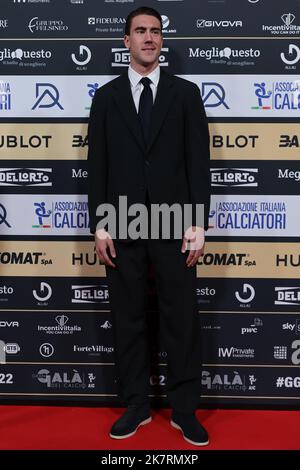 Milan, Italy. 17th Oct, 2022. Dusan Vlahovic during the Gran Gala del Calcio AIC 2022 at Rho Fiera Milano, Milan. (Photo by Fabrizio Carabelli/SOPA Images/Sipa USA) Credit: Sipa USA/Alamy Live News Stock Photo