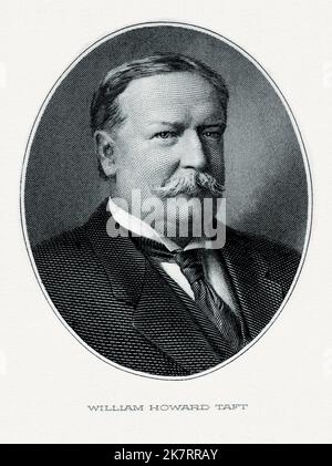 Portrait of William Howard Taft, the 27th President of the United ...