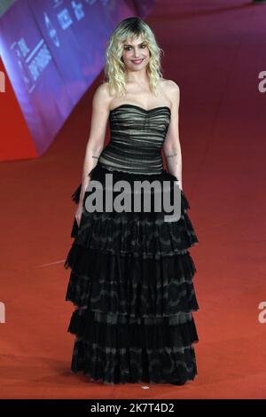 ROME, ITALY - OCTOBER 18: Micaela Ramazzotti attend the photocall for