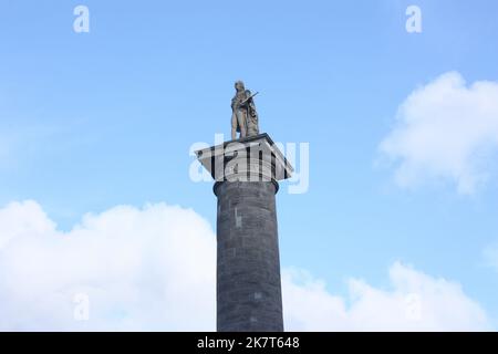 Nelson's Column in Place Jacques Cartier, Montreal, Quebec, Canada Stock Photo